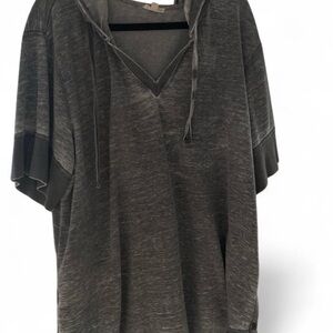 Charcoal Gray Women's Top